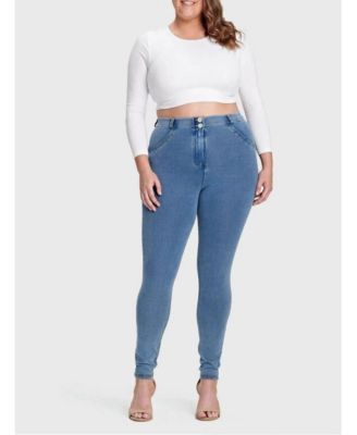Women's Curvy High-Rise Sculpting Skinny Jeans