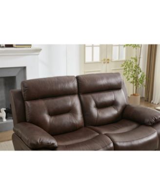 Genuine Leather Non-Power Reclining LVST-two seats