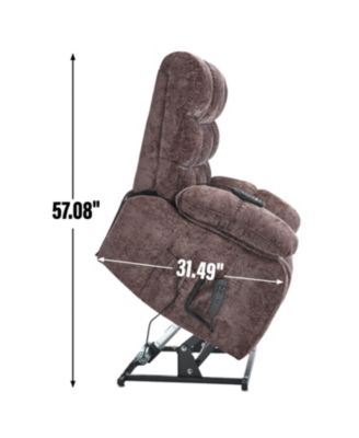 Lift Recliner Heat Massage Dual Motor