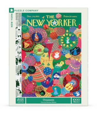 New York Puzzle Company Ornaments 1000 Piece Puzzle - Macy's