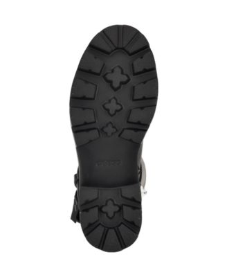 Women's Yanky Tall Buckled Moto Lug Boots