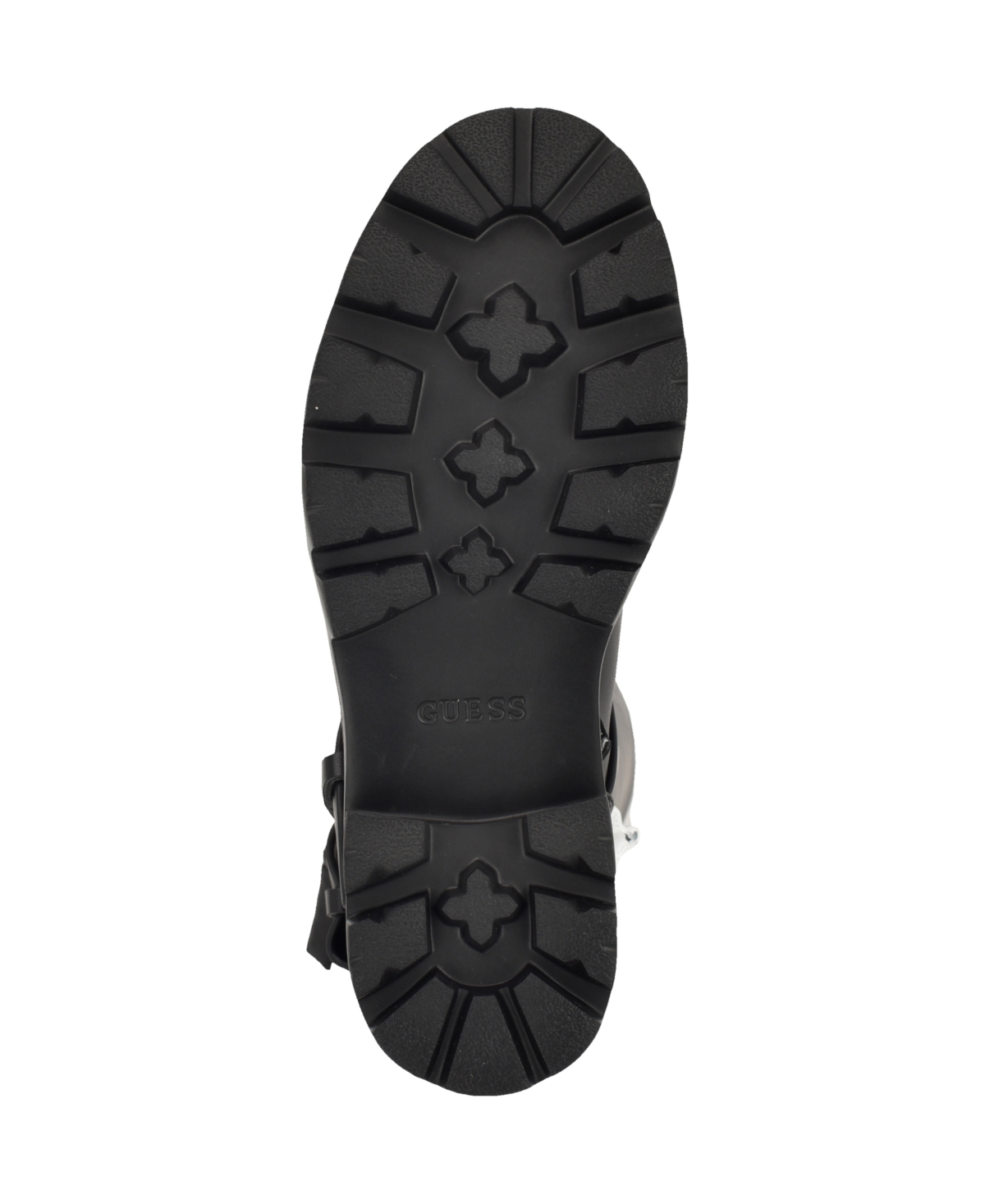 Guess Yanika Lug Sole Tall Boot In Black