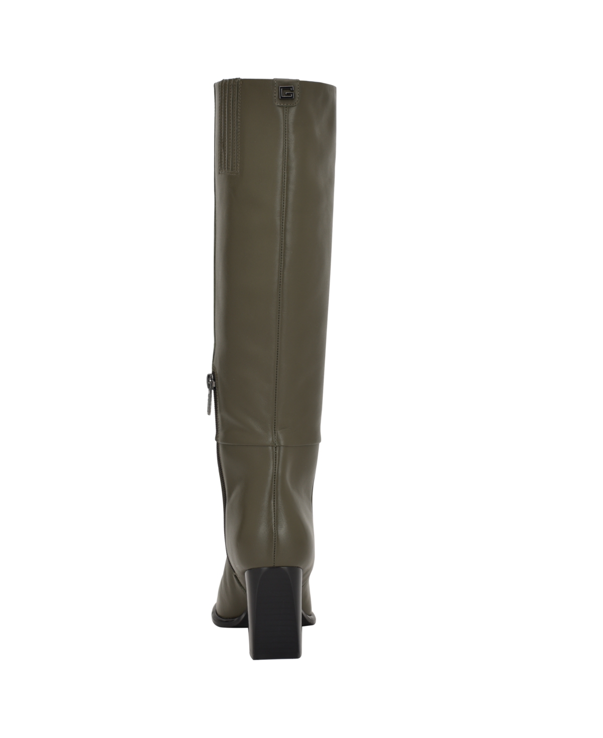Guess Perinna Over The Knee Block Heel Boot In Green