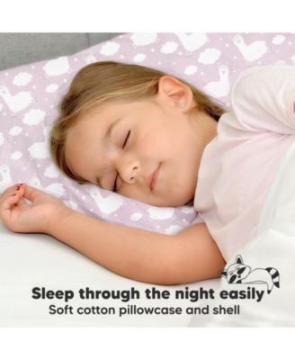 Toddler Pillow with Pillowcase, Small Pillow for Sleeping