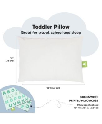 Toddler Pillow with Pillowcase, Small Pillow for Sleeping