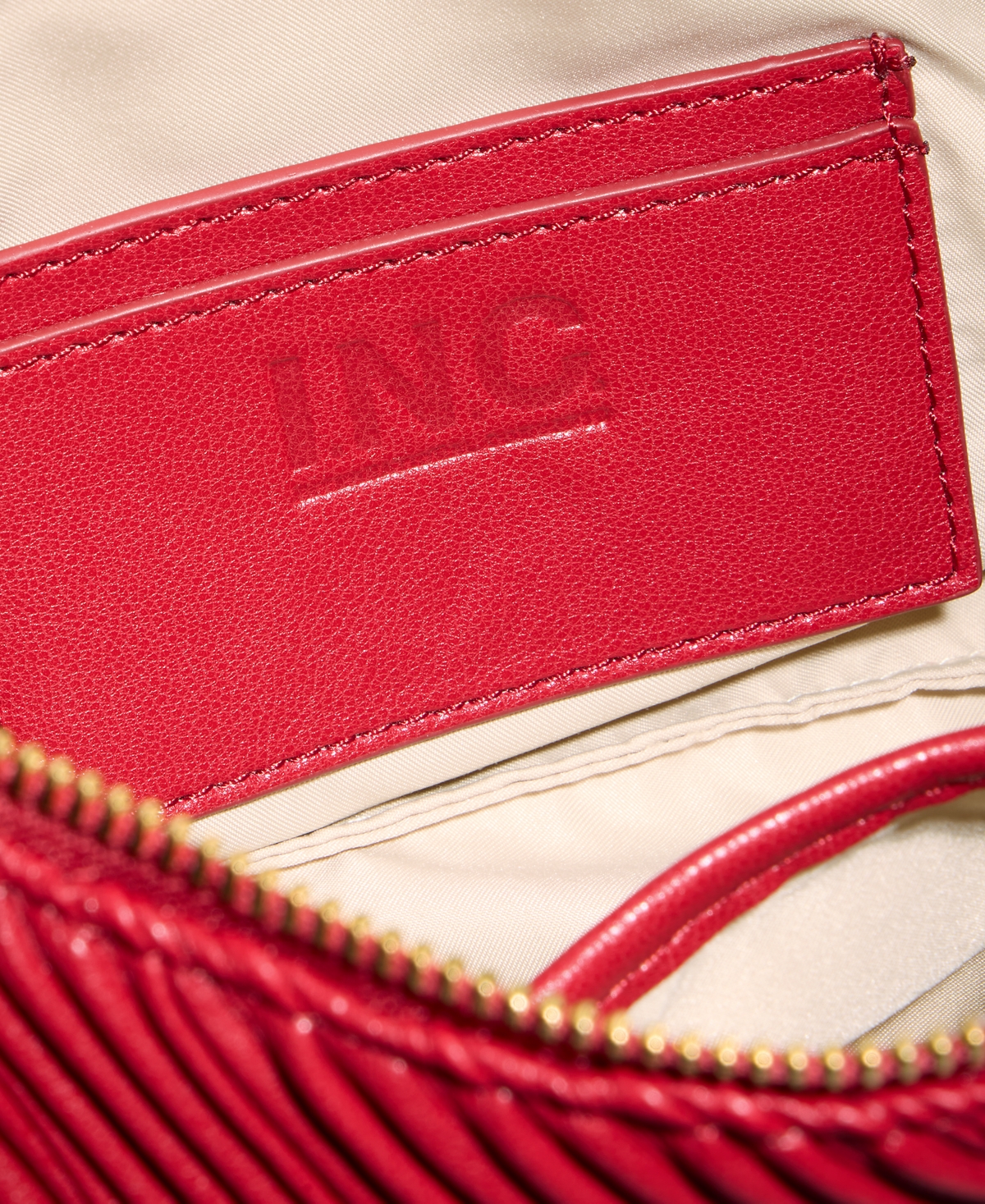 Inc International Concepts Small Donniee Bangle Crossbody Bag, Macy's Exclusive In Red