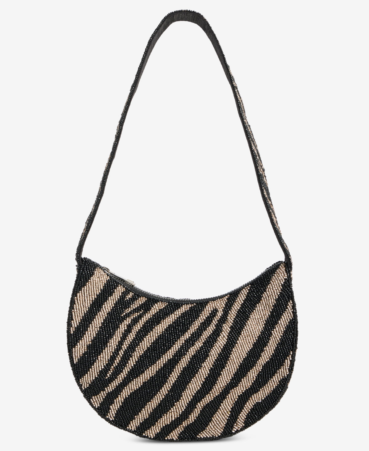 On 34th Beaded Half Moon Shoulder Bag, Macy's Exclusive