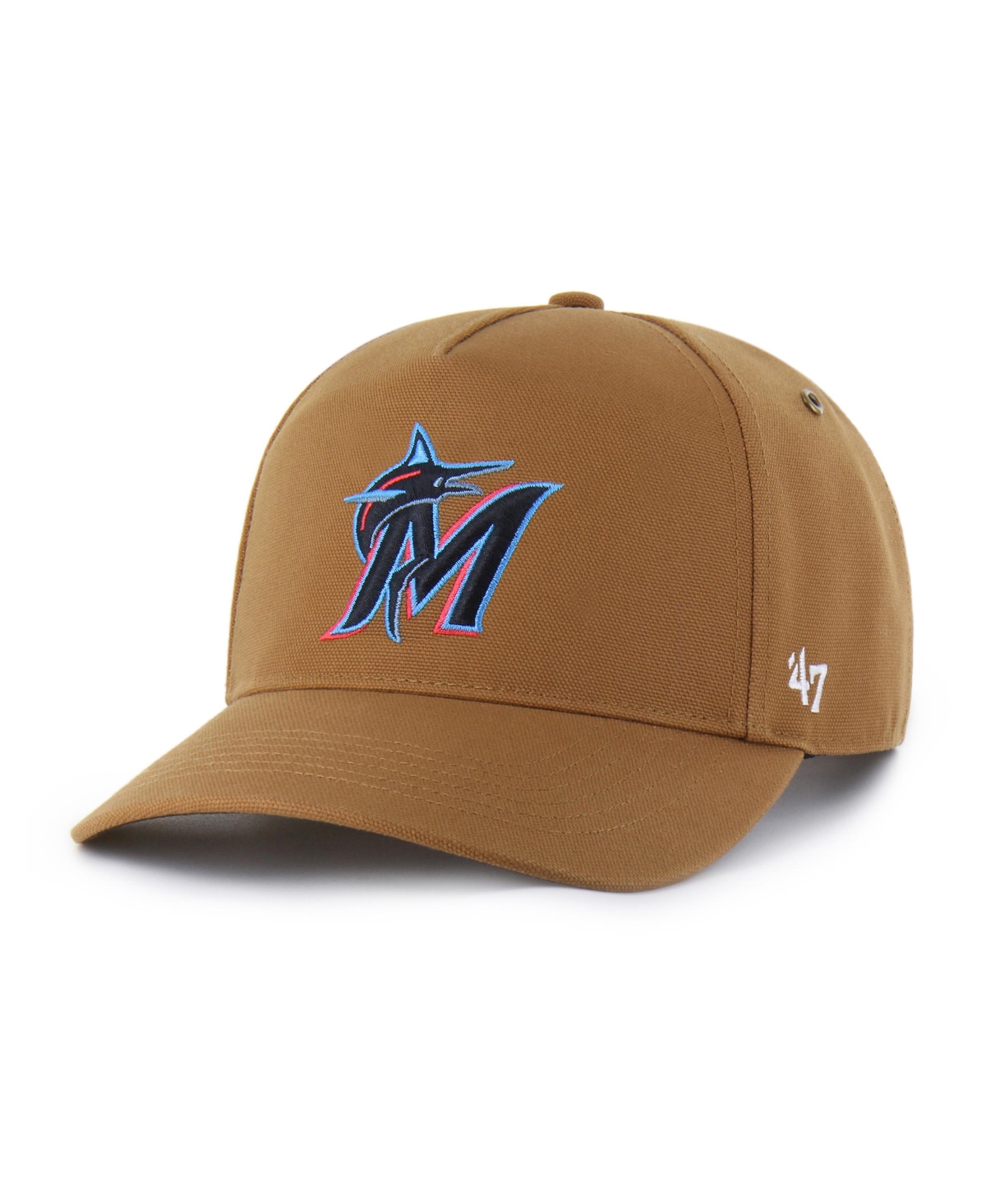 Carhartt X '47 Brand Men's Brown Miami Marlins Hitch Adjustable Hat - Brown