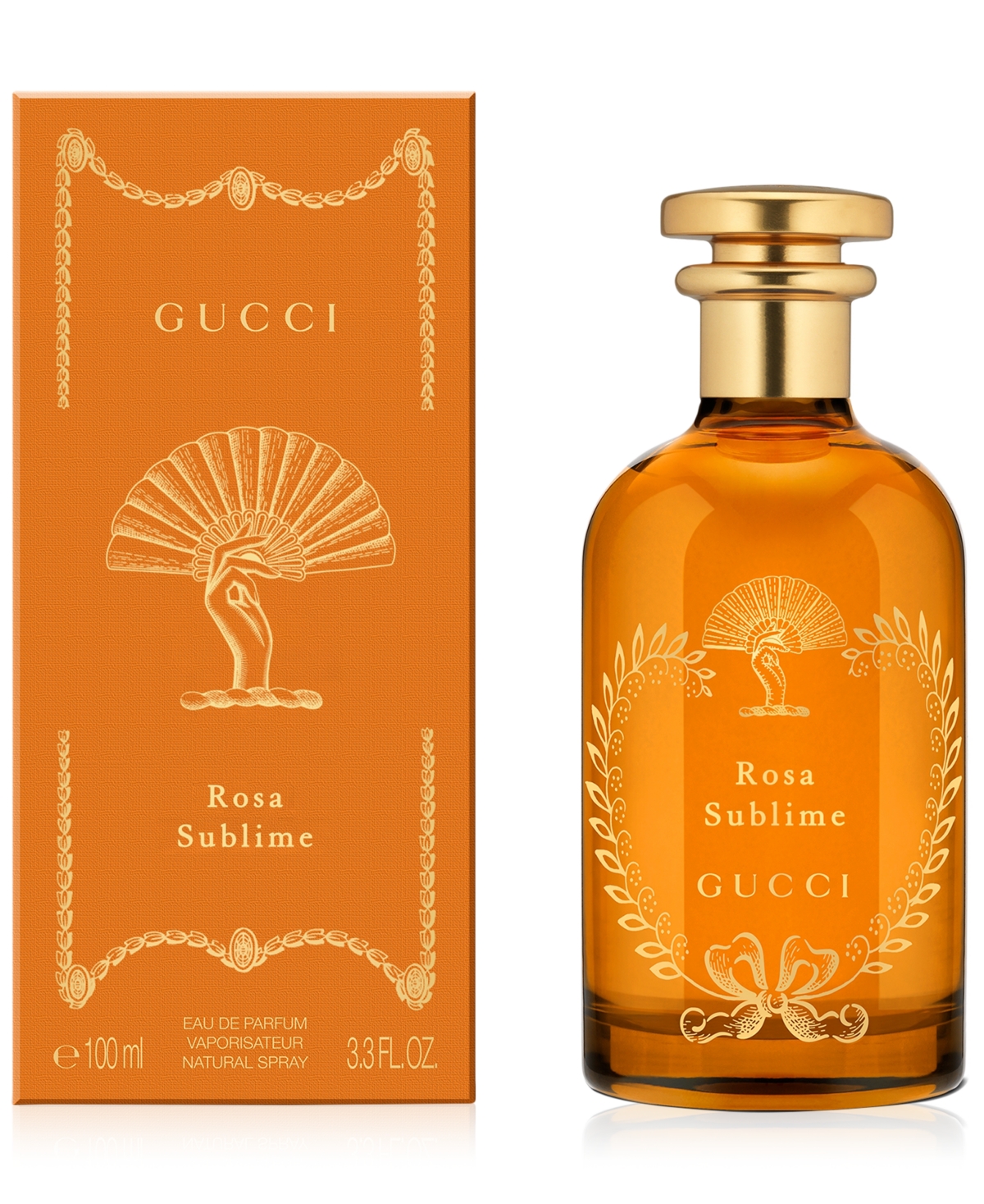Gucci The Alchemist's Garden Rosa Sublime Eau De Parfum, 3.3 Oz. In Transparent