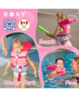Life Vest USCG Approved for kids, Lightweight EPE Foam with Quick-Release Buckles