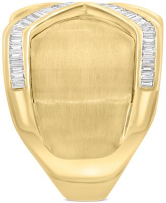 EFFY&reg; Diamond  Baguette X Statement Ring (1/3 ct. t.w.) in 14k Gold