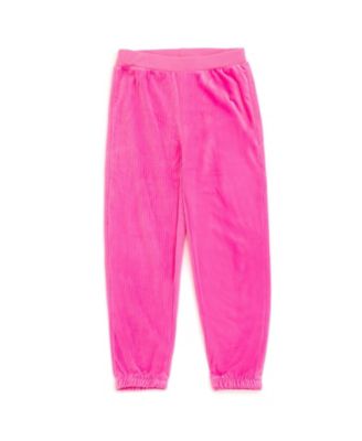 Girls Velour Sweatshirt and Jogger Pants Outfit Set
