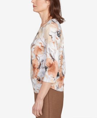 Petite Watercolor Floral Top