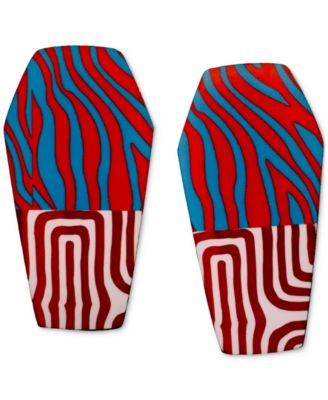 Geometric Gemma Stud Earrings