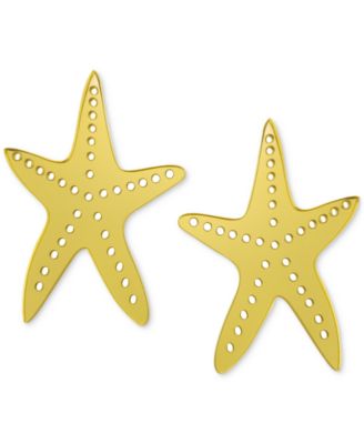 Swanky Designs Starfish Stud Earrings - Mirror Gold 50$
