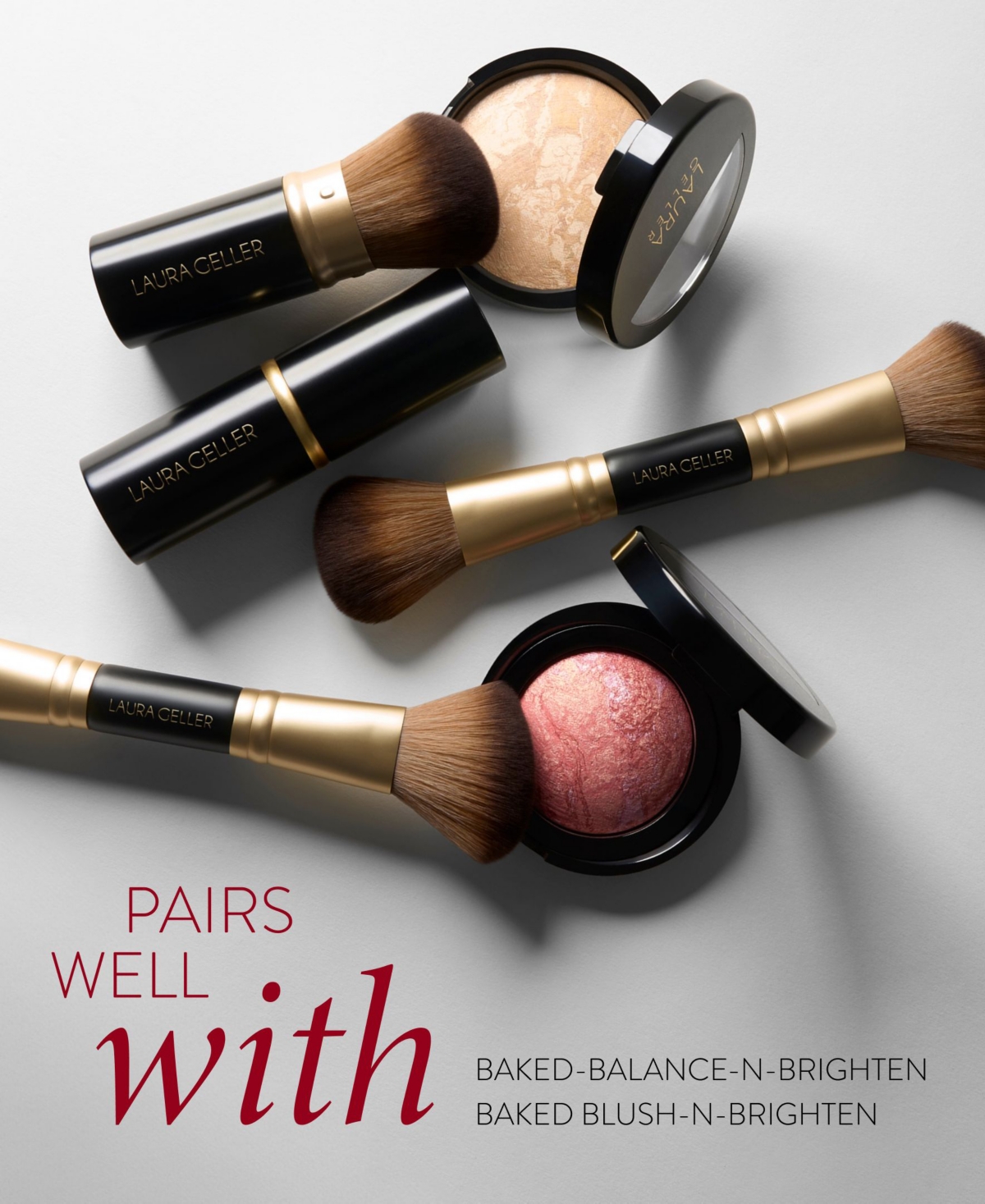 Laura Geller Beauty 2-pc. Face It All Face Brush Set In Transparent