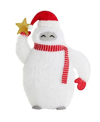 42" Lighted Fabric Christmas 3D Yeti Outdoor D&eacute;cor