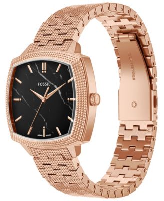 Unisex Nick Jonas x Machine Luxe Marble Rose Gold-Tone Stainless Steel Watch, 37mm