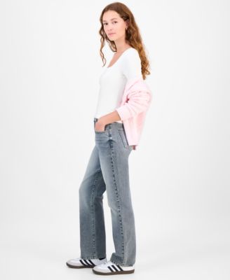 Juniors' Skater Straight-Leg Jeans