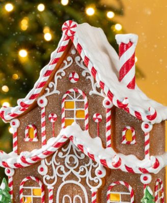 11.75" Lighted Resin Christmas Village