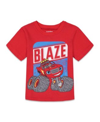 Toddler Boys Blaze T-Shirt and Mesh Shorts Outfit Set