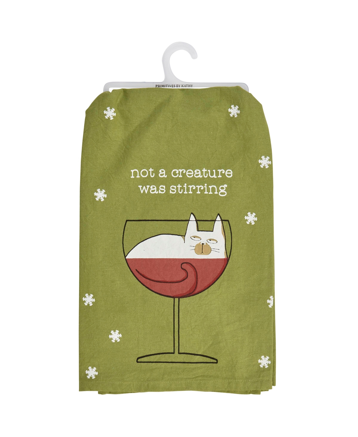 Primitives By Kathy Not A Creature Kitchen Towel In Multi