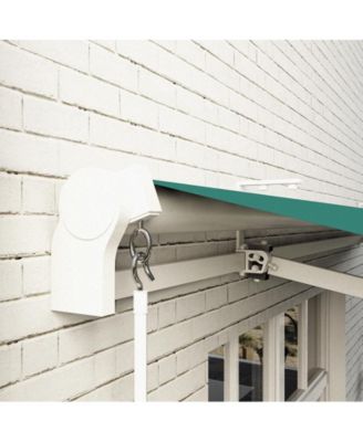 13' x 8' Manual Retractable Awning Sunshade Shelter,