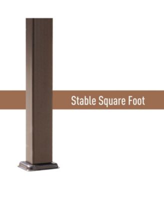 10' x 10' Pergola with Retractable Shade Canopy, Aluminum,