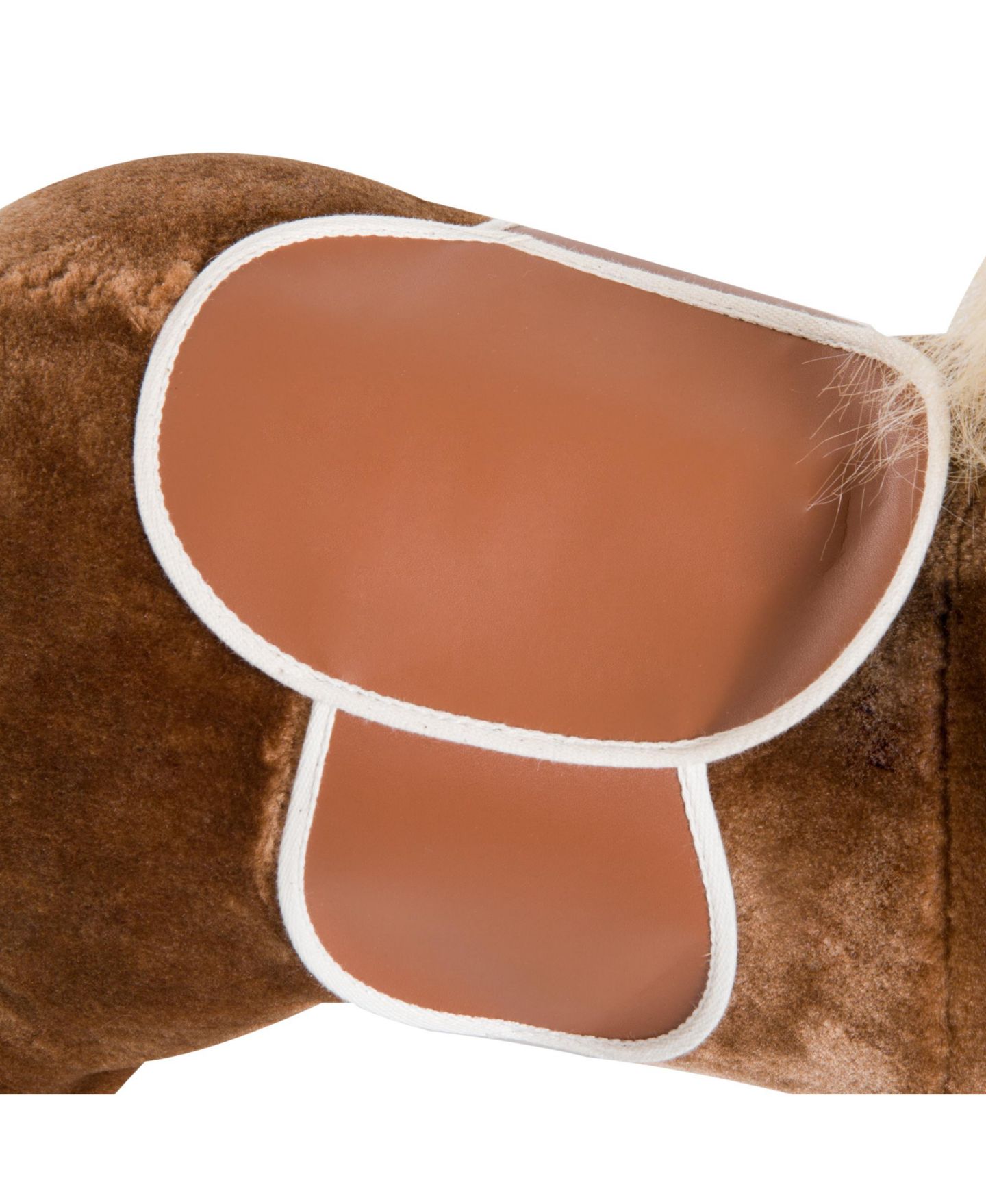 Детская мягкая игрушка Qaba Kids Plush Rocking Horse With Simulated Sounds, 88-Lb. Capacity, Ages 3-4 — фото 9