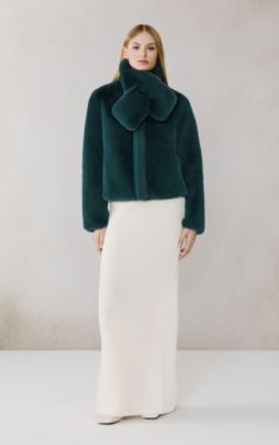 Women's Kendell Boxy Jacket With Scarf