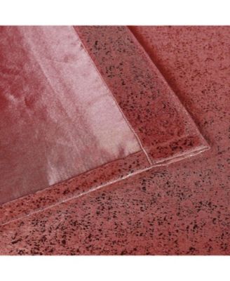 2 Piece Metallic Sparkle Thermal Grommet Blackout Curtain Panels