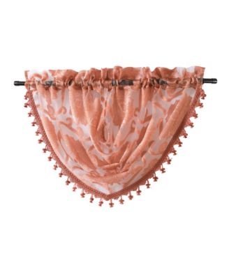 Organza Sheer Milawi Complete 5 Piece Window Curtain Set