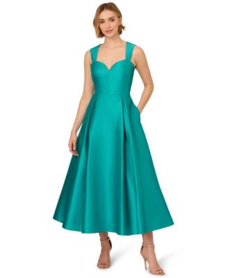 【海外限定】AdriannaPapell ドレス☆Fold Neck Mikado Dress, B 海外限定】AdriannaPapell ドレス☆Fold Neck Mikado Dress, B