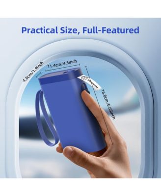 Polono P21-A Bluetooth Label Maker with Tape, Wireless Mini Printer, Multiple Templates for Home & Office Organization