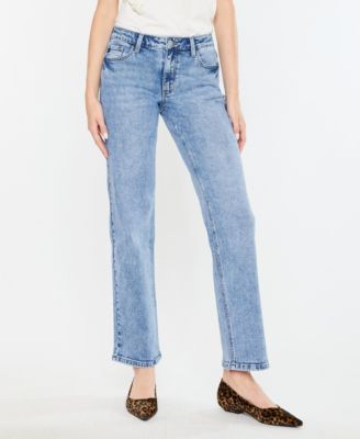 Women's Mid Rise True Straight Jeans