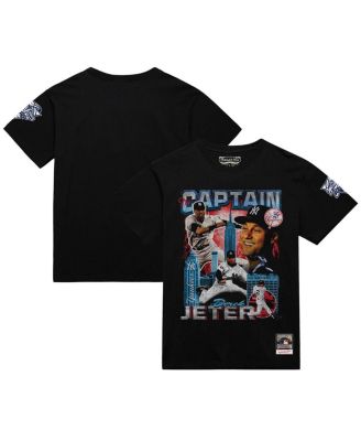 Mitchell & Ness - Men's Derek Jeter Black New York Yankees 2000 World Series MVP Collage T-Shirt