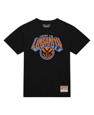 Men's Jeremy Lin Black New York Knicks Lin Sanity Logo T-Shirt
