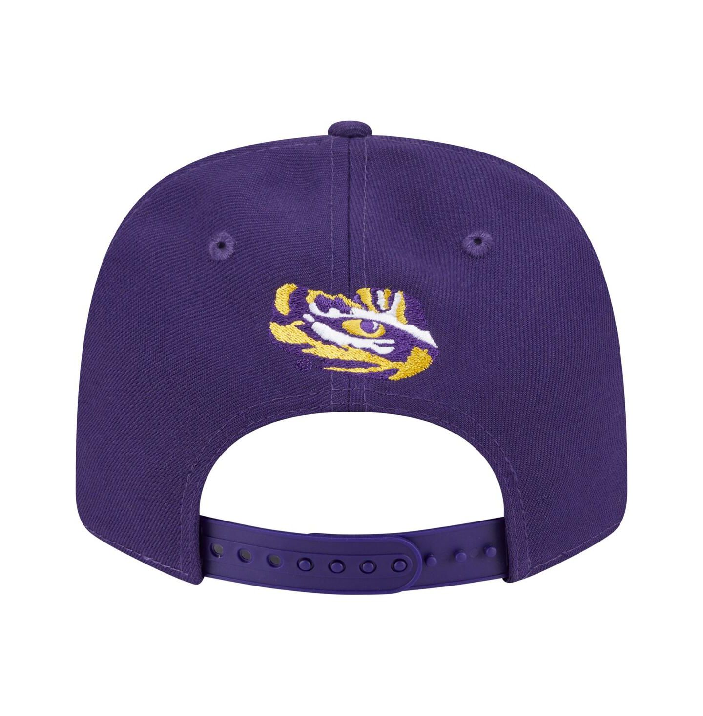 Мужская кепка New Era Purple LSU Tigers Team Collective 9SEVENTY Stretch-snap Adjustable Hat — фото 2