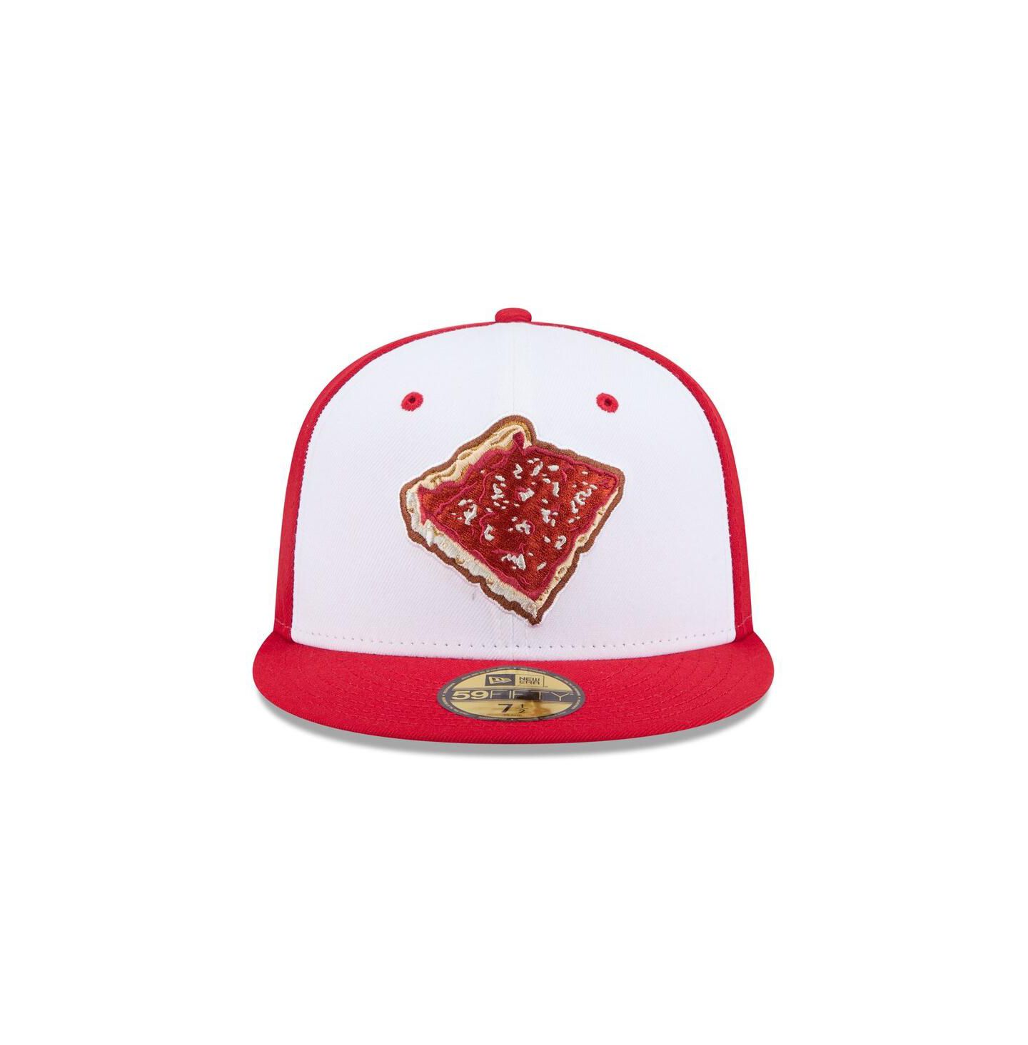 Мужская кепка New Era Red Lehigh Valley IronPigs Theme Nights 59FIFTY Fitted Hat — фото 4