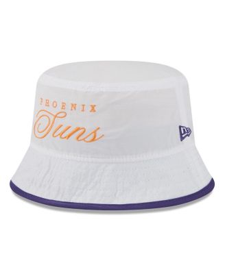 Men's White/Purple Phoenix Suns 2025 NBA Draft Nylon Bucket Hat