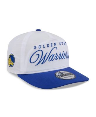 Men's White/Royal Golden State Warriors 2025 NBA Draft On-Stage Nylon 19TWENTY Adjustable Hat