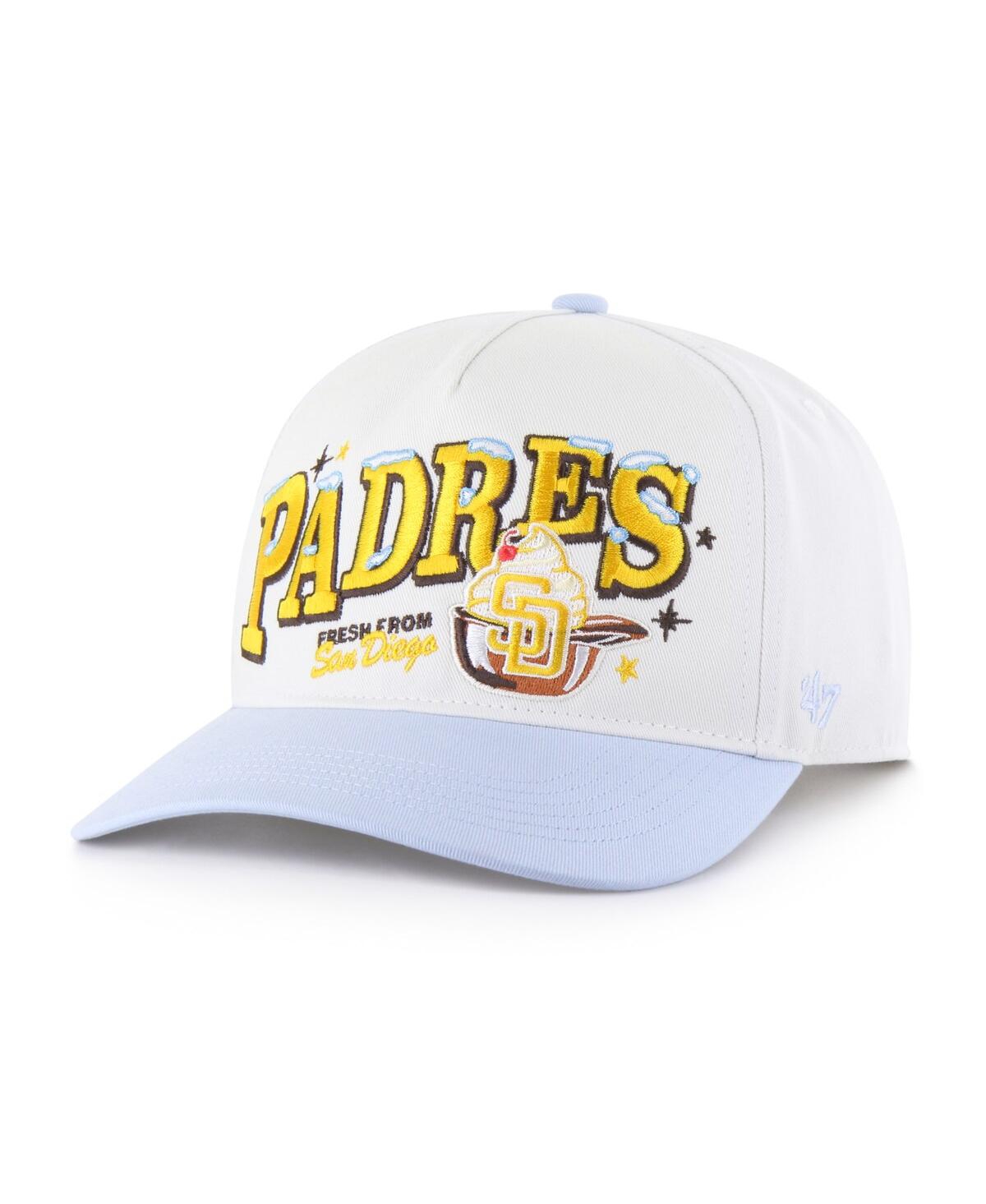Men's Stone/Light Blue San Diego Padres Parlor Hitch Adjustable Hat - Stone, Light Blue