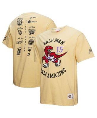 Mitchell & Ness - Men's Vince Carter Cream Toronto Raptors Premium T-Shirt