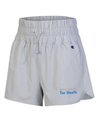 Women's Silver North Carolina Tar Heels Tailgate Her Woven Shorts