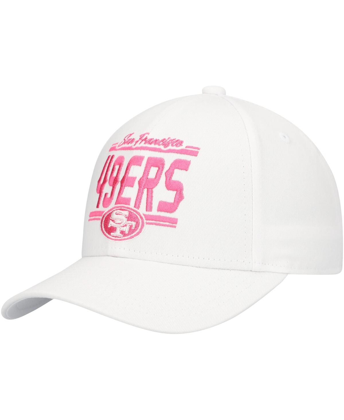 Outerstuff Big Girls San Francisco 49ers All White Structured Adjustableâ Hat In White
