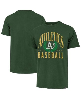'47 Brand - Men's Green Athletics Pitchout Franklin T-Shirt