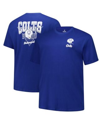 Fanatics - Men's Royal Indianapolis Colts Big Tall Throwback Logo T-Shirt
