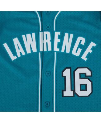 Men's Trevor Lawrence Teal Jacksonville Jaguars Mesh Button-Up Baseball Jersey