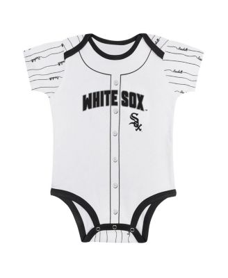 Big Boys and Girls Gray/White Chicago White Sox 2-Pack Play Ball Bodysuit Set