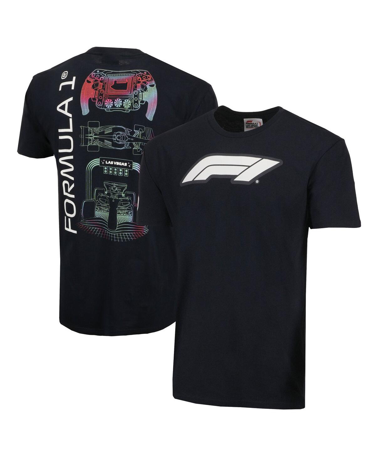Men's and Women's Navy 2024 Las Vegas Grand Prix Steering T-Shirt - Navy